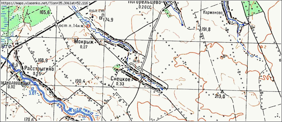 Карта железногорского района курской