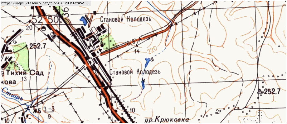 Карта золотухинского района курской области подробная с деревнями