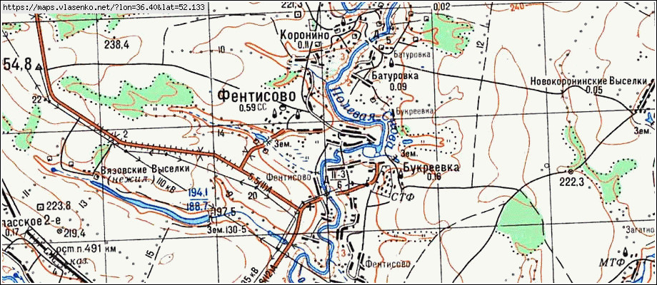 Карта осадков золотухино