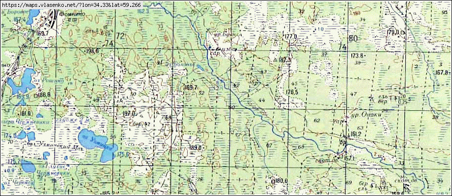 Карта САВИНО, Ленинградская область, Бокситогорский район
