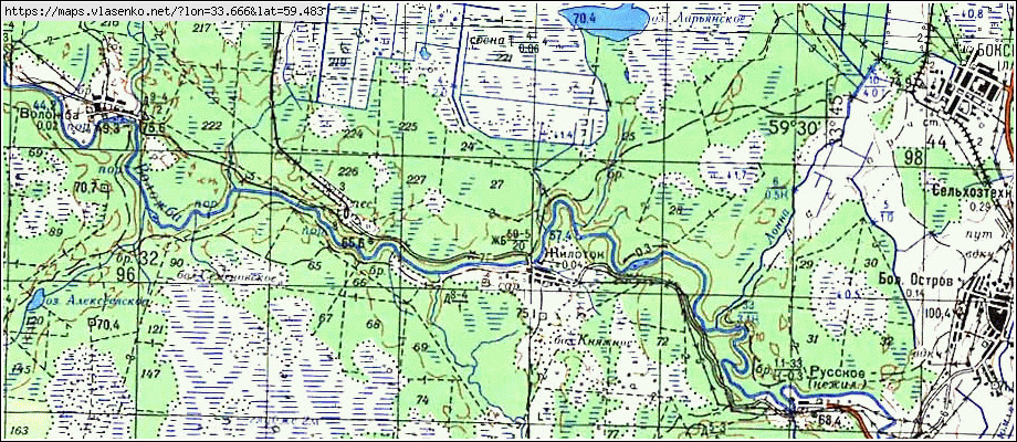 Карта ЖИЛОТОК, Ленинградская область, Бокситогорский район