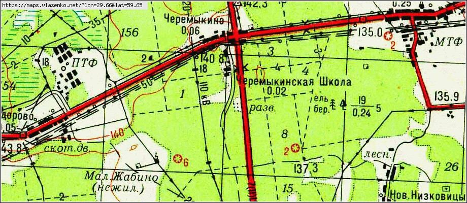 Карта МАКЛАКОВО, Ленинградская область, Ломоносовский район