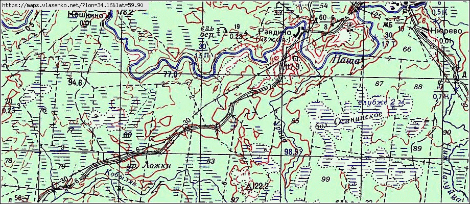 Карта тихвинского района подробная