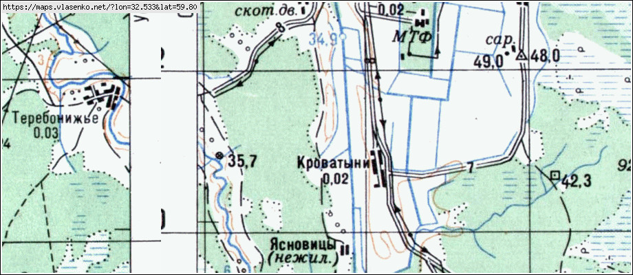 Карта РУЧЕЙ, Ленинградская область, Волховский район