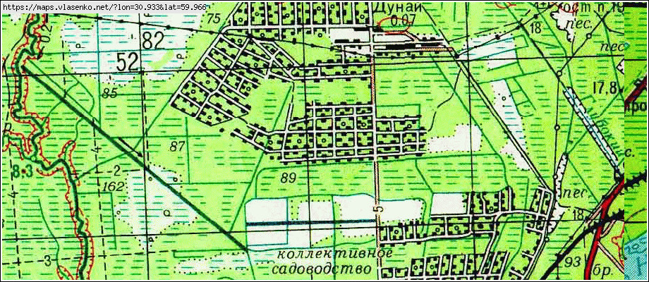 Карта ДУНАЙ, Ленинградская область, Всеволожский район