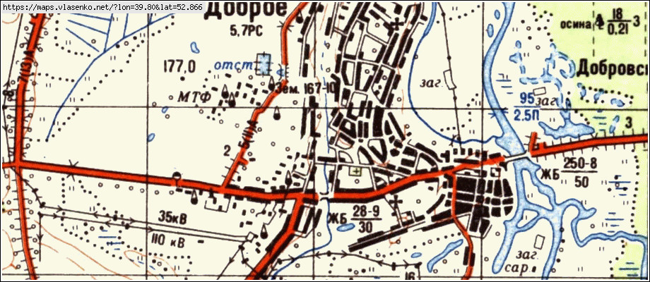 Добринка карта липецкой области