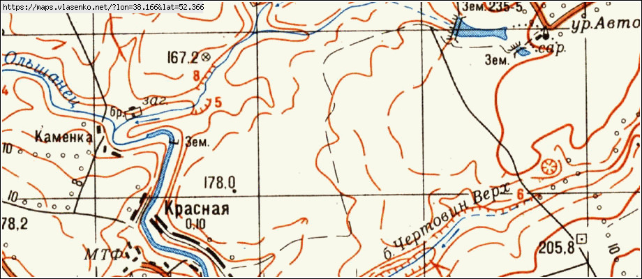 Вязовое белгородская область карта