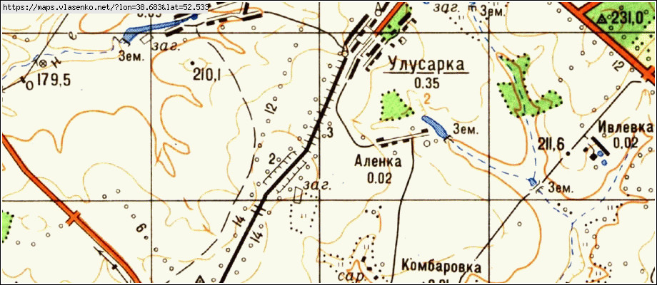 Карта с елецкое липецкого района