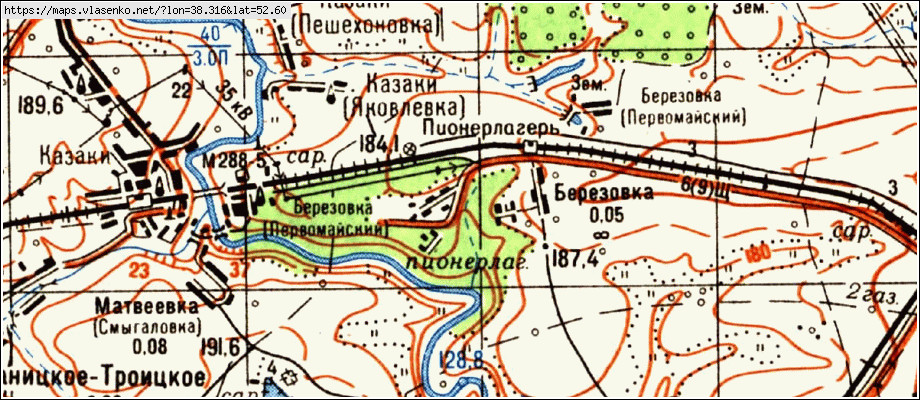 Карта елецкого района липецкой области