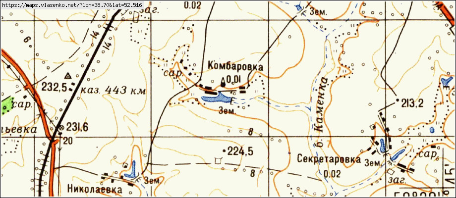 Кадастровая карта елецкий район