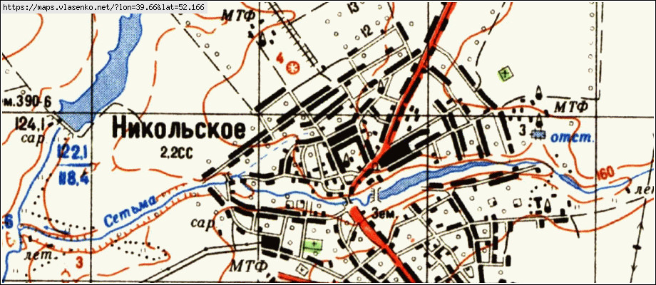 Карта усмани липецкой области