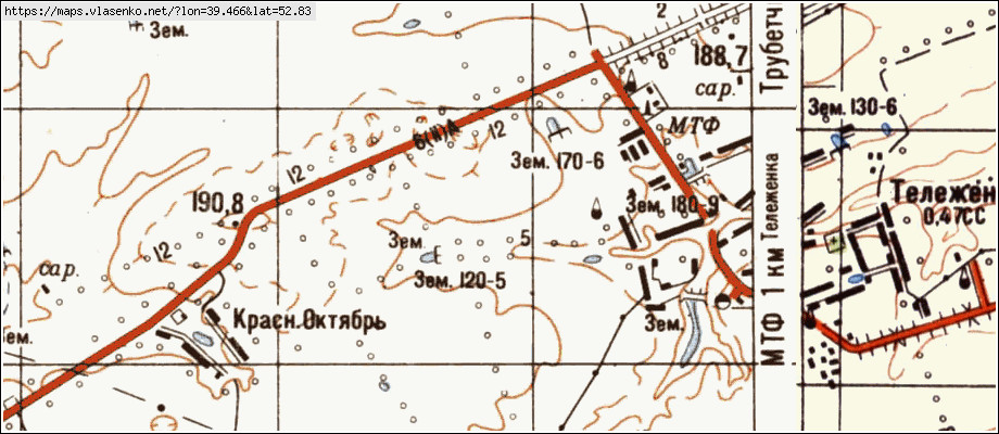 Карта усманского района липецкой области