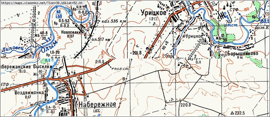 Карта волово липецкая область