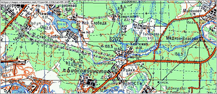 Карта осадков улиткино щелковского района