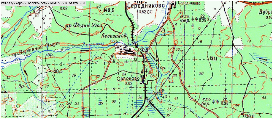 Подробная карта егорьевского района московской области