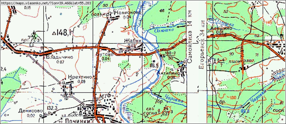 Карта егорьевского района московской