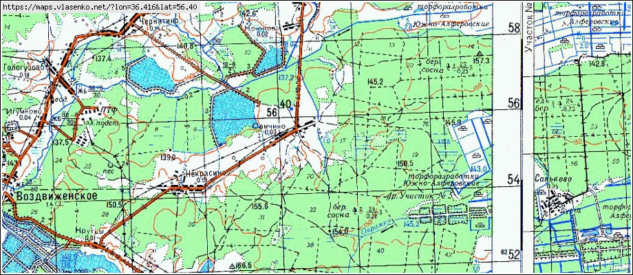 Карта московской области клинского района московской области