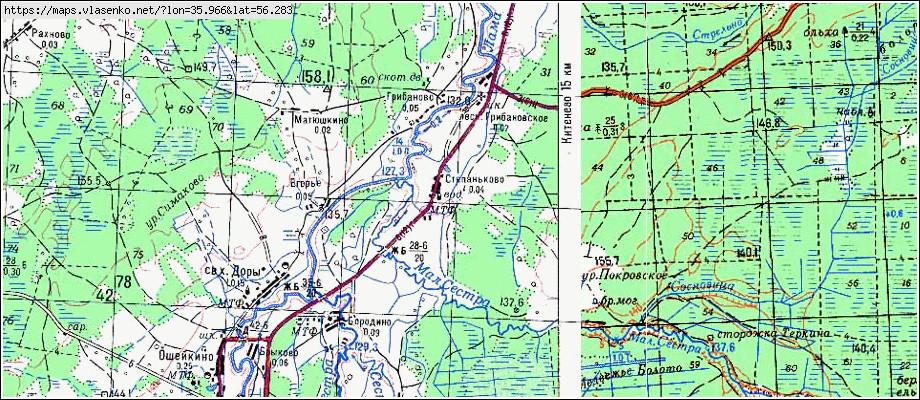 Степаньково муромский район карта