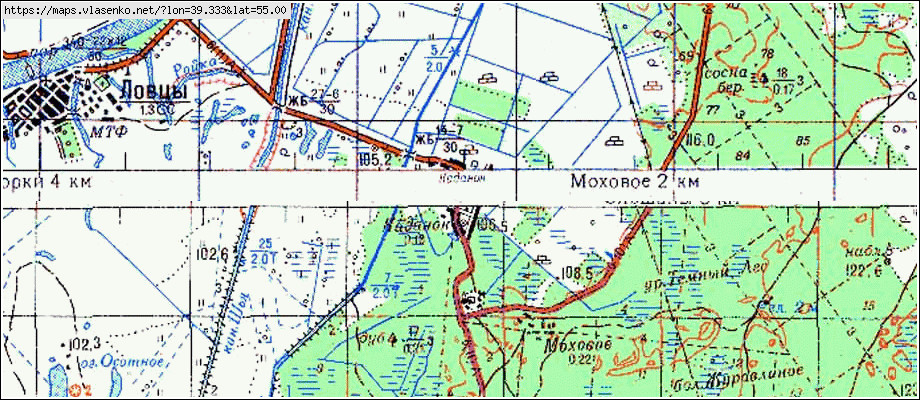 Карта московской области луховицкого района московской области