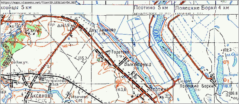 Курово луховицкий район карта