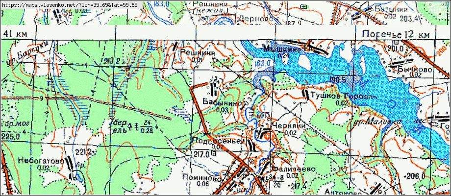 Карта осадков бабынино калужской области