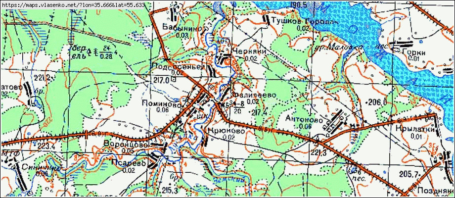 Карта можайского района московской области подробная