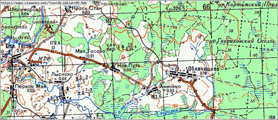 Карта лесов можайского района