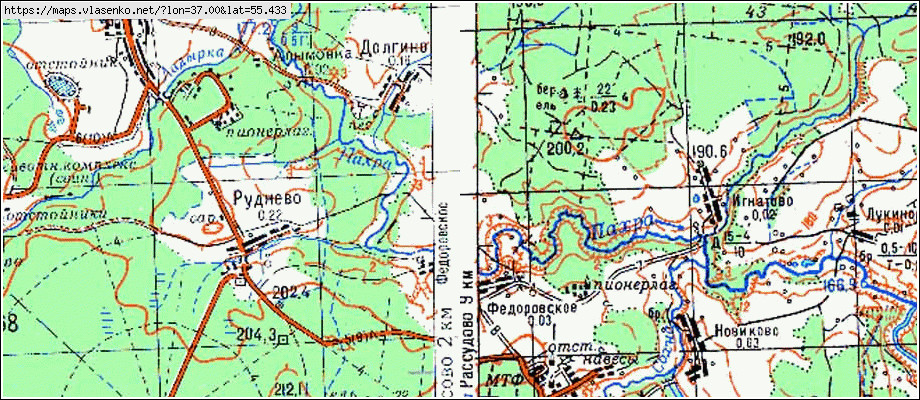 Д федоровка карта