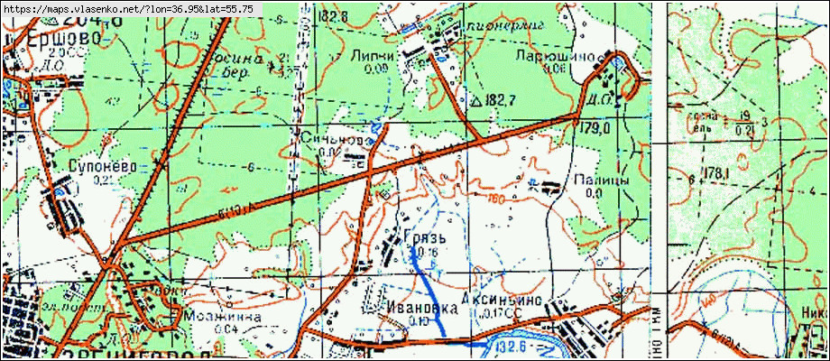 Карта черная грязь московской области