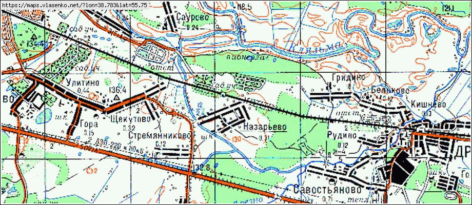 Карта осадков назарьево