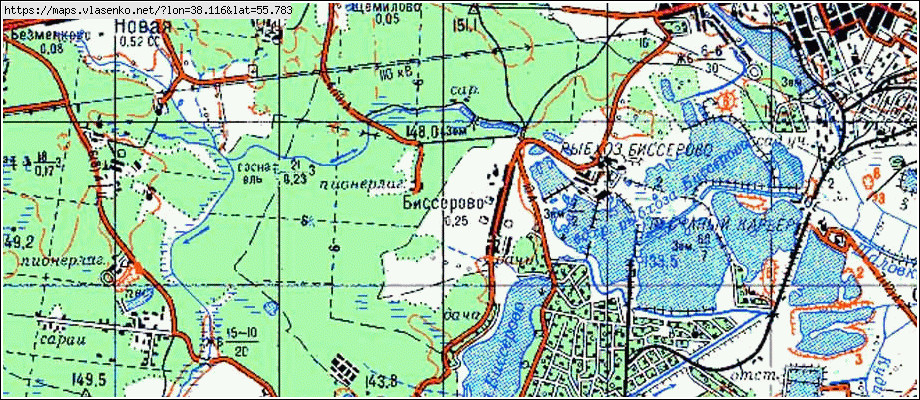 Бисерово платная рыбалка карта