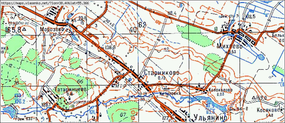 Д старниково раменский район карта