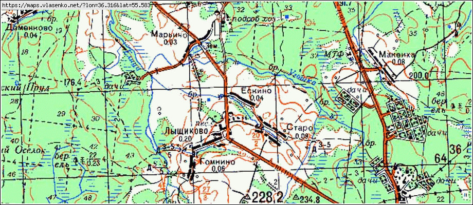 Карта осадков в дорохово московской области