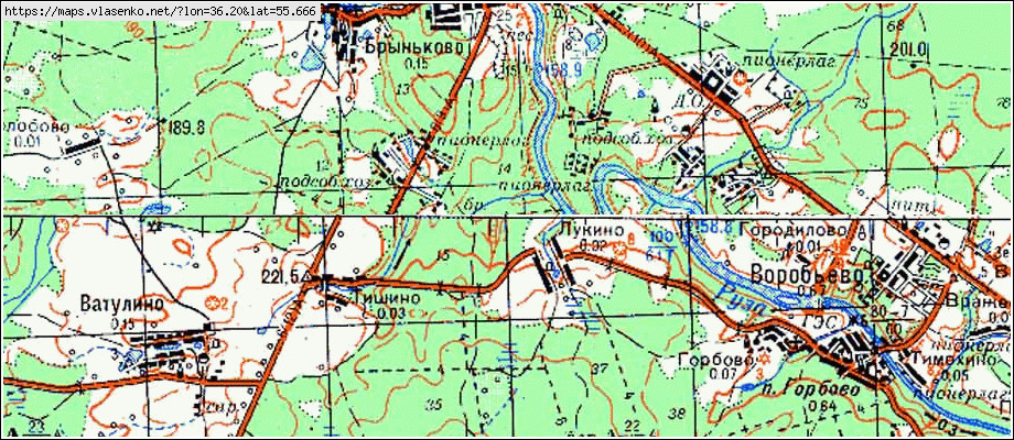 Лукино нижегородская область карта