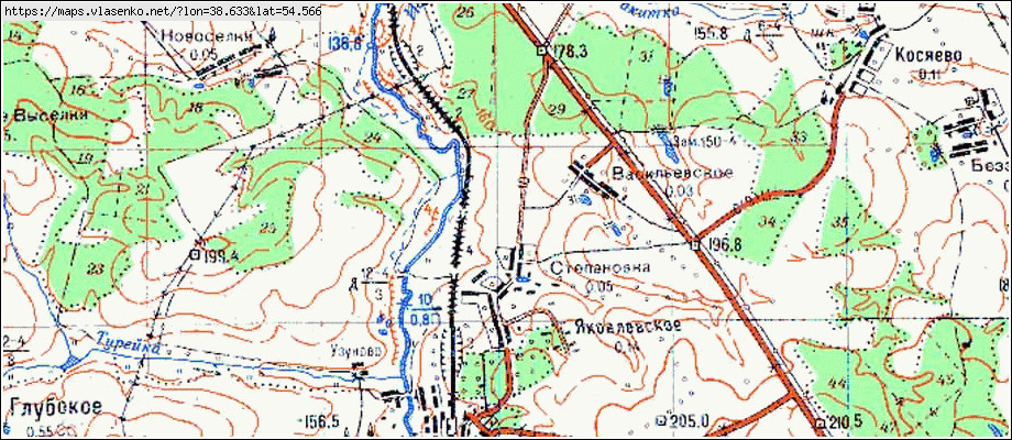 Серебряно прудский район московской области карта