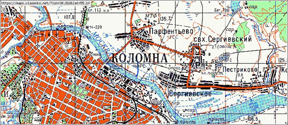Карта ПАРФЕНТЬЕВО, Московская область, Солнечногорский район
