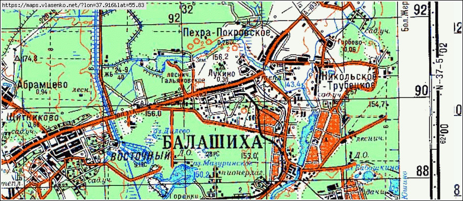 Поселок строителей назарово карта