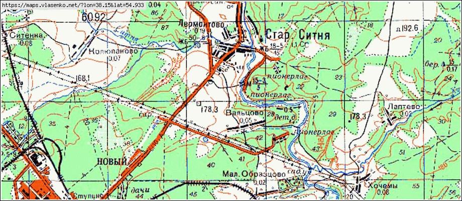 Ступинский район карта