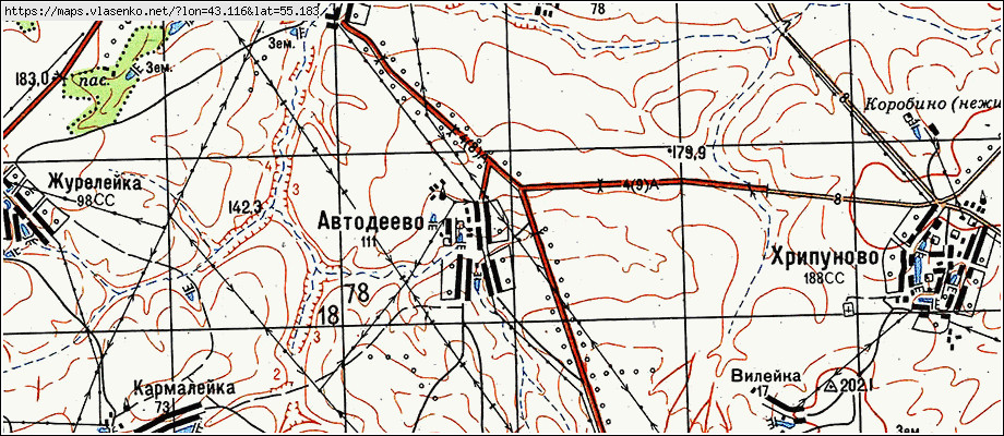 Карта ардатовского района