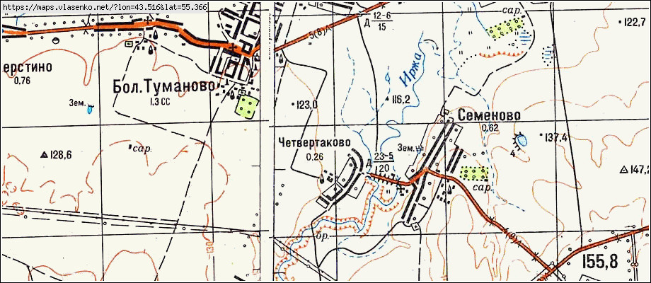 Карта морозовка арзамасский район