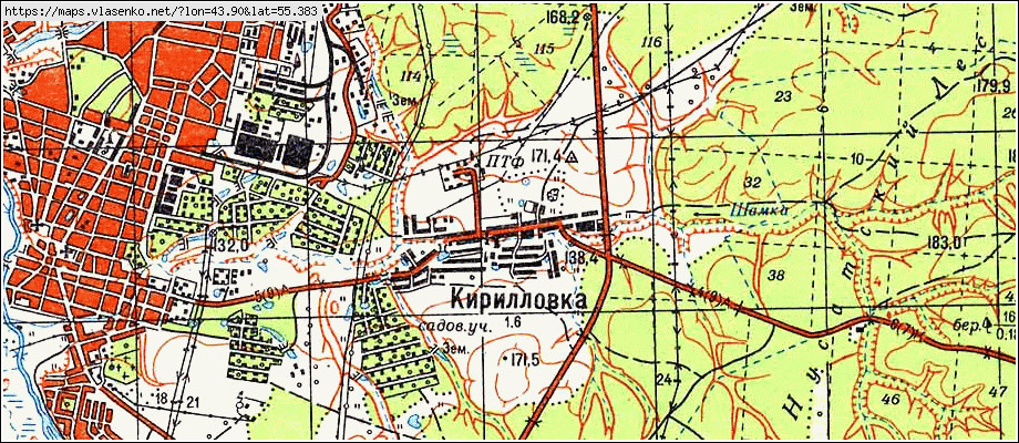 Арзамас карта спутник