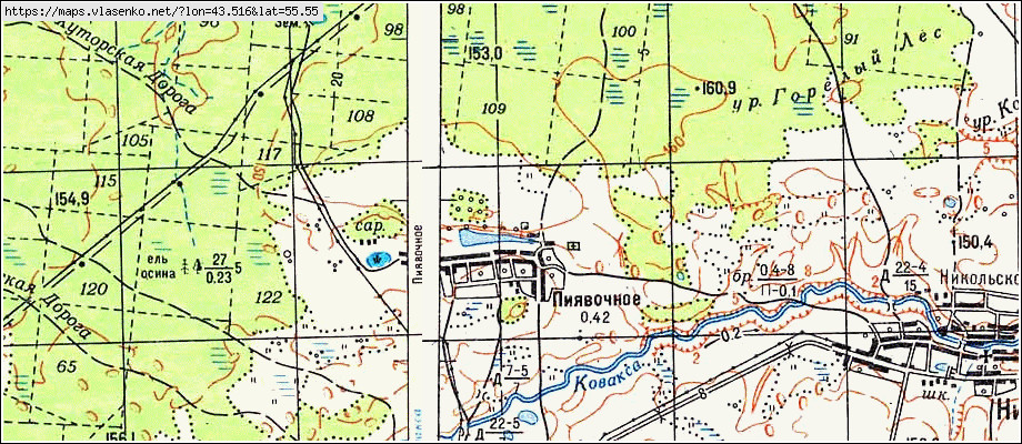 Чернуха арзамасский район карта