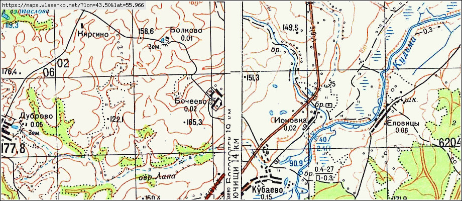 Богородский район кировская область карта