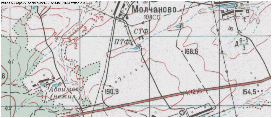 Карта молчаново томской области с улицами