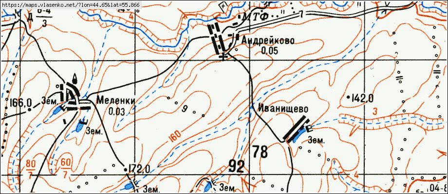 Карта большемурашкинского района