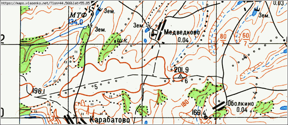 Карта большемурашкинского района нижегородской области