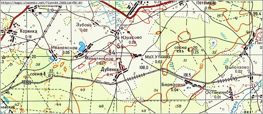 Уткино вологодский район карта