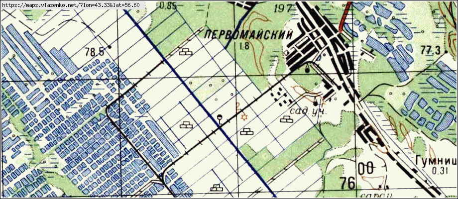 Чкаловский район нижегородская область карта