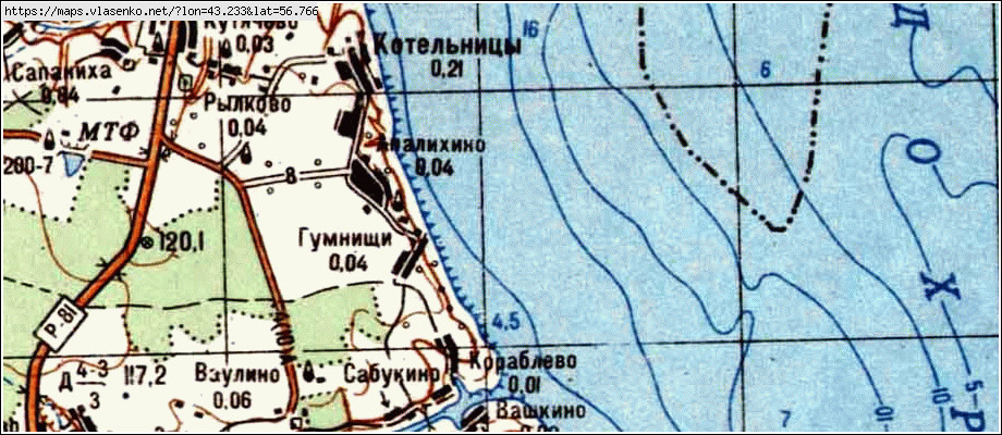 Чкаловск карта нижегородской области