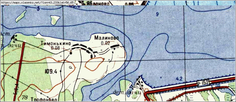 Карта чкаловского района нижегородской области подробная